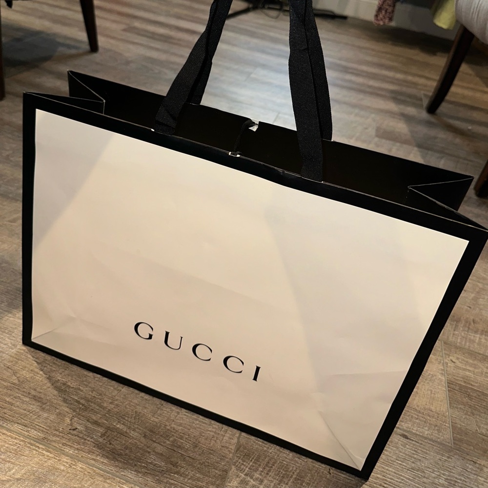 Authentic Gucci Paper Bag